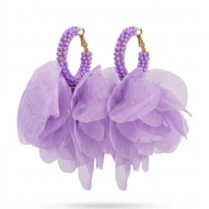 Purple Butterfly Earrings