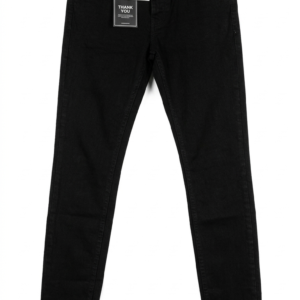 MAN Official Slim-Fit Jet Black Stretch Jeans