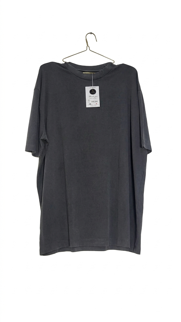 Asos T-shirt Premium Faded Charcoal