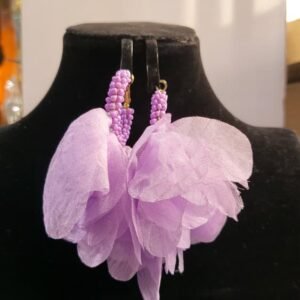 Purple Butterfly Earrings