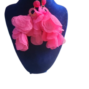 Pink Butterfly Earrings